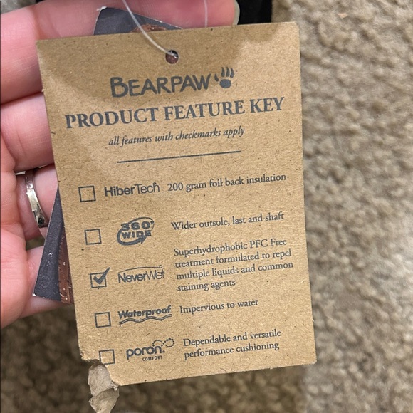 BearPaw Black Suede Buckle Boots - Picture 9 of 9